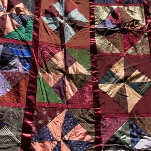 Quilt beautiful colors and patterns handmade